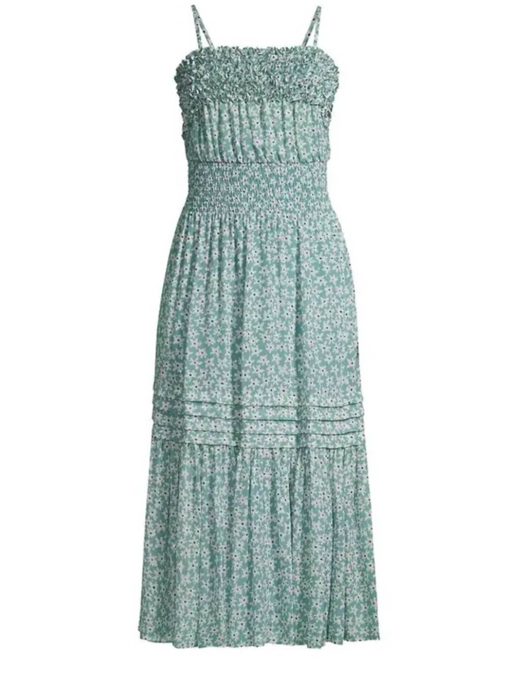 Rebecca Taylor Floral Stretch Silk Midi Dress Orchid Medium